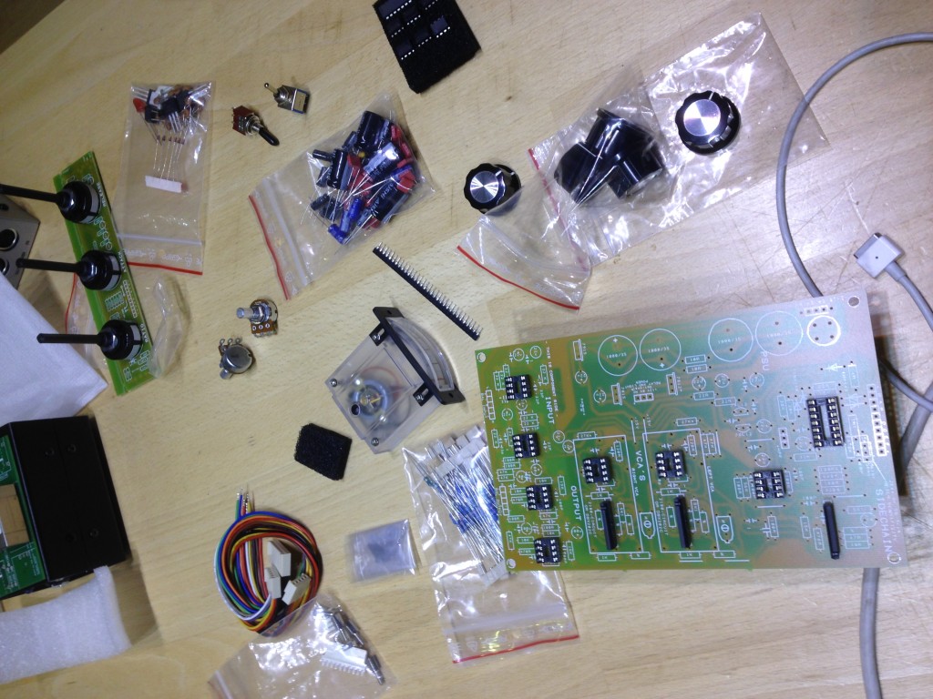 GSSL Kit, knobs and VU meter